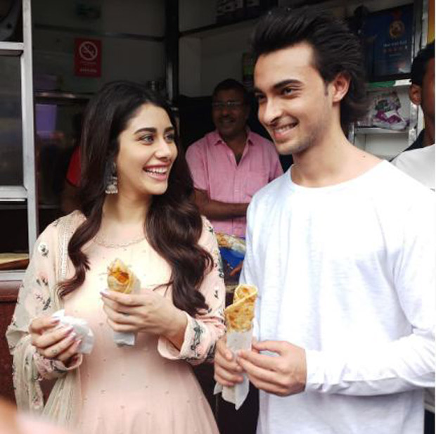 Loveratri pair Aayush Sharma and Warina Hussain seek blessing at Kali Temple and enjoy street food in Kolkata