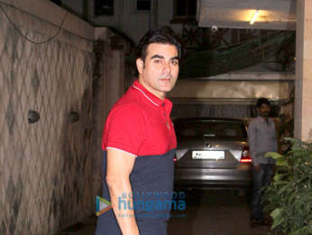 Malaika Arora, Arbaaz Khan, Amrita Arora and her husband snapped attending Malaika's mother's birthday party