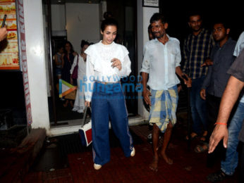 Malaika Arora spotted at Bastian in Bandra