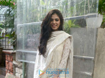 Malavika Mohanan snapped at Kitchen Garden in Bandra