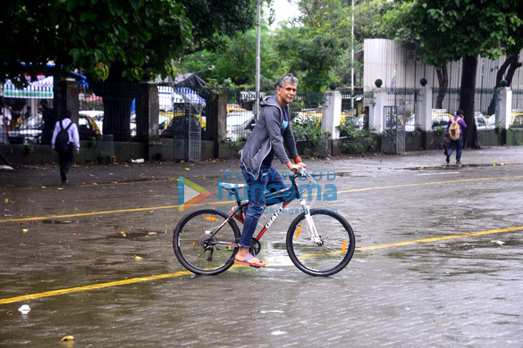 milind soman snapped in mumbai 2