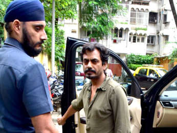 Nawazuddin Siddiqui snapped in Bandra for a shoot