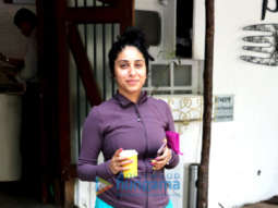 Neha Bhasin spotted at The Fable Cafe in Juhu