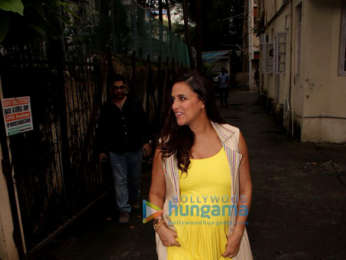 Neha Dhupia, Elli Avram, and Evelyn Sharma snapped in Bandra