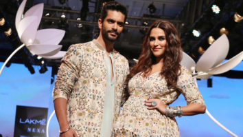 Neha Dhupia & Husband Angad Bedi Sashay the RAMP For Payal Singhal Show at Lakme Fashion Week Day 4
