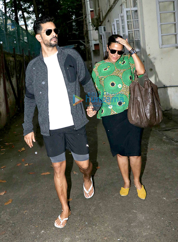 neha dhupia with angad bedi spotted in bandra 1