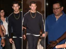 PHOTOS: Nick Jonas arrives in Mumbai with his parents to celebrate his engagement with Priyanka Chopra