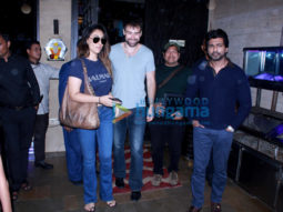 Nikhil Dwivedi and Sean Christopher spotted in Juhu