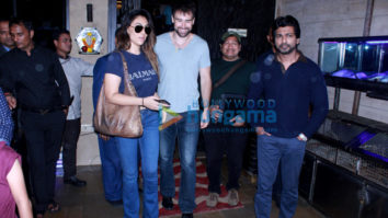 Nikhil Dwivedi and Sean Christopher spotted in Juhu