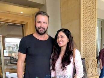 Pooja Chopra snapped with Hollywood actor Tony Schiena