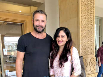 Pooja Chopra snapped with Hollywood actor Tony Schiena