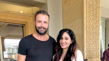 Pooja Chopra snapped with Hollywood actor Tony Schiena