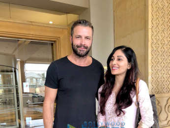 Pooja Chopra snapped with Hollywood actor Tony Schiena