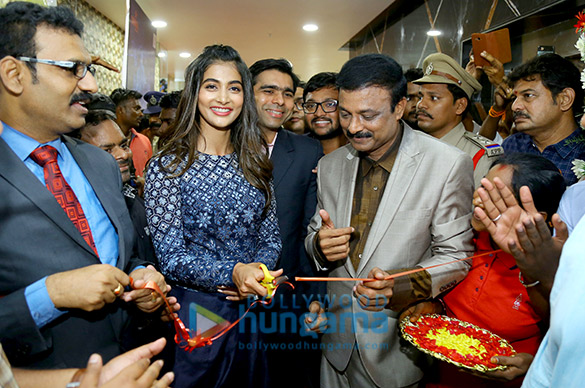 Pooja Hegde inaugurates Carnival Cinemas’ 3-screen multiplex at Ravi Priya Mall in Ongole, Andhra Pradesh