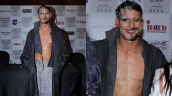 Lakme Fashion Week Winter Festive 2018: Prateik Babbar plays muse to OUTRAGEOUS and RIDICULOUSLY INSANE Fashion for the quirky label, Chola!