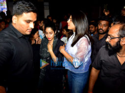 Priyanka Chopra, Janhvi Kapoor and Ishaan Khatter snapped at Bastian in Bandra