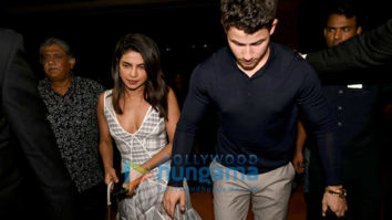 Priyanka Chopra and Nick Jonas snapped after dinner at JW Marriott in Juhu