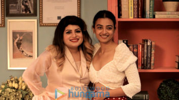 Radhika Apte snapped on the sets of Midnight Misadventures with Mallika Dua
