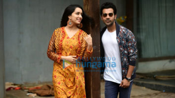 Rajkummar Rao and Shraddha Kapoor snapped promoting their film Stree