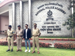 Rajkummar Rao meets the officers at the National Police Academy