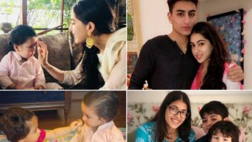 Rakshabandhan 2018: Sara Ali Khan, Ibrahim Ali Khan celebrate Rakhi with little ones Taimur Ali Khan and Inaaya Naumi Kemmu