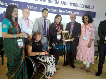 Raveena Tandon graces the 28th International Convention on Spina Bifida and Hydrocephalus in Delhi