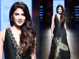 Lakme Fashion Week Winter Festive 2018: Rhea Chakraborty looks stunning in black for Urvashi Joneja!