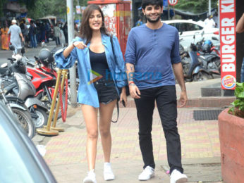 Rhea Chakraborty snapped at Bastain in Bandra