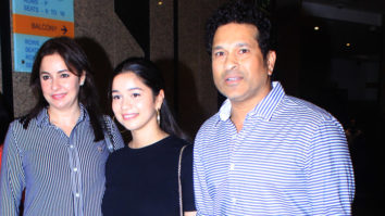 SPOTTED: Sachin Tendulkar watches Akshay Kumar’s Gold with his Family