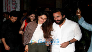 Saif Ali Khan, Kareena Kapoor Khan, Kunal Khemu and Soha Ali Khan spotted at Pali Bhavan in Bandra