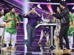 Loveratri: Salman Khan plays garba with Aayush Sharma and Warina Hussain on the sets of Dus Ka Dum (see pics)
