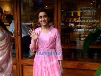Sanya Malhotra and Fatima Sana Shaikh snapped at Sequel