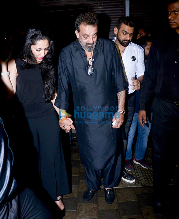 Sanjay Dutt and Manyata Dutt spotted at Estella, Juhu Sanjay Dutt and Manyata Dutt spotted at Estella, Juhu