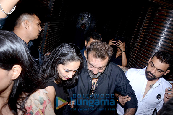 sanjay dutt and manyata dutt spotted at estella juhu 2