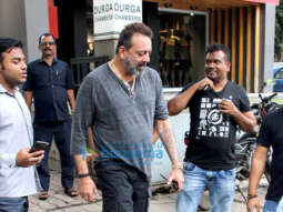 Sanjay Dutt spotted at Vishesh Flims office