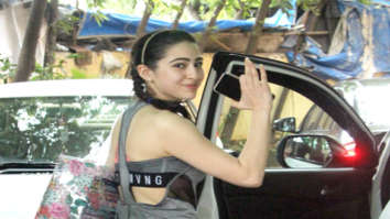 Sara Ali Khan snapped at the gym