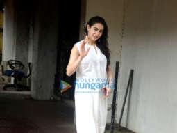 Sara Ali Khan snapped at the gym in Khar
