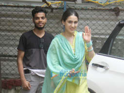 Sara Ali Khan spotted at Satyam dance class in Juhu