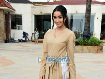 Shahid Kapoor and Shraddha Kapoor snapped promoting their film Batti Gul Meter Chalu