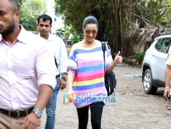 Shraddha Kapoor snapped at Sunny Super Sound in Juhu