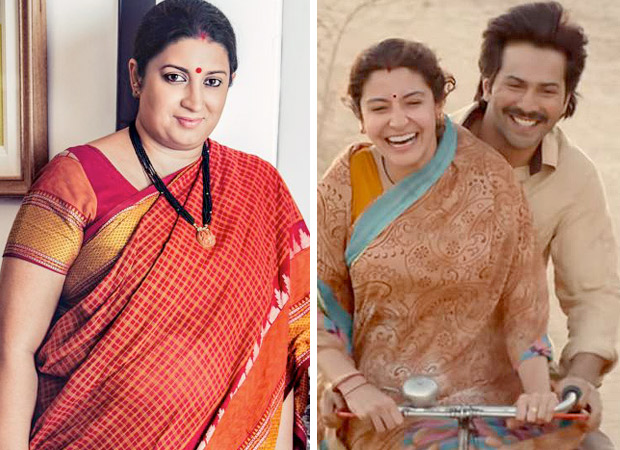 Smriti Irani lauds Varun Dhawan - Anushka Sharma’s Sui Dhaaga - Made In India trailer!