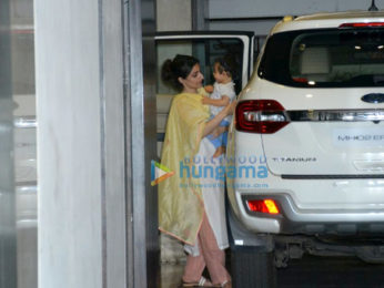 Soha Ali Khan snapped with her daughter Innaya in Bandra