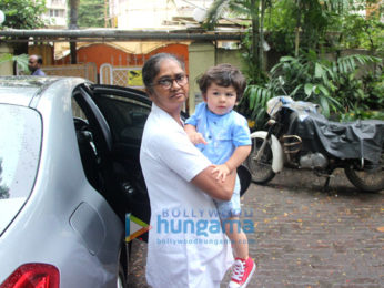 Soha Ali Khan visits Taimur Ali Khan's playschool with Inaaya Naumi