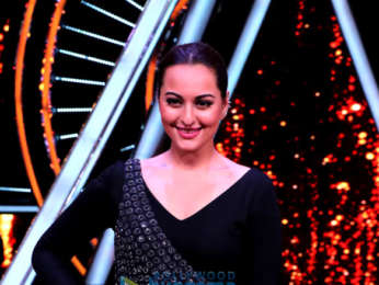 Sonakshi Sinha snapped on the sets of Indian Idol