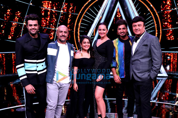 sonakshi sinha snapped on the sets of indian idol 13