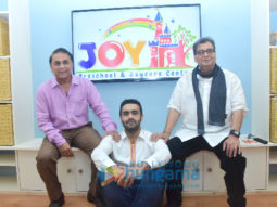 Producer Manish Goswami & Director Siddhant Goswami snapped along with Sunil Gavaskar and Subhash Ghai inaugurate a preschool