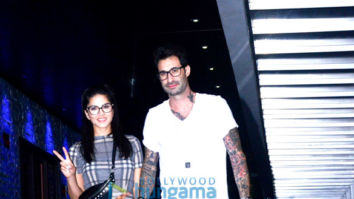 Sunny Leone and Daniel Weber spotted at Hakkasan in Bandra