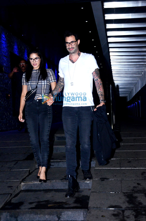 sunny leone and daniel weber spotted at hakkasan in bandra 5