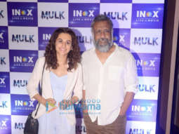 Taapsee Pannu and Anubhav Sinha snapped visiting INOX