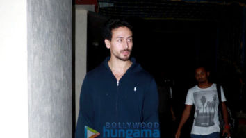 Tiger Shroff and Ananya Pandey snapped at Satyam Dance Hall in Juhu